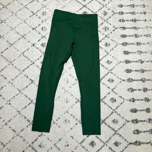 Zyia pine colored light n tight leggings